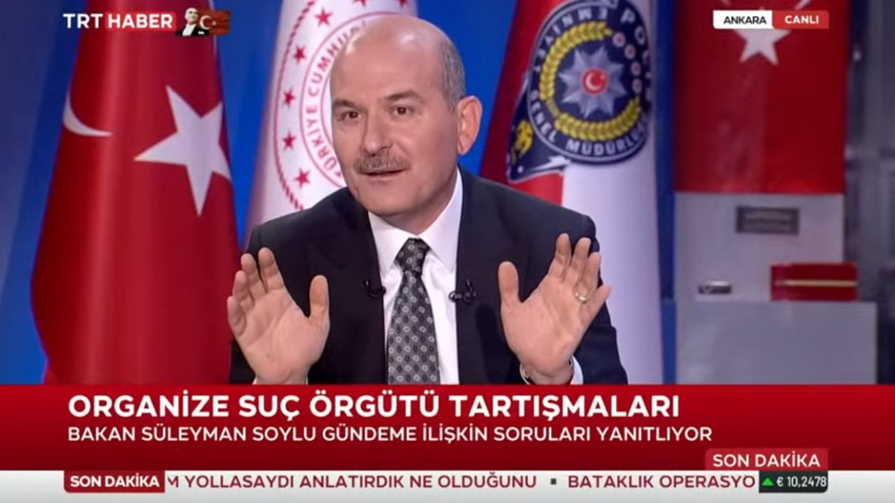 İçişleri Bakanı Süleyman Soylu TRT Haber'de açıklamalarda bulundu
