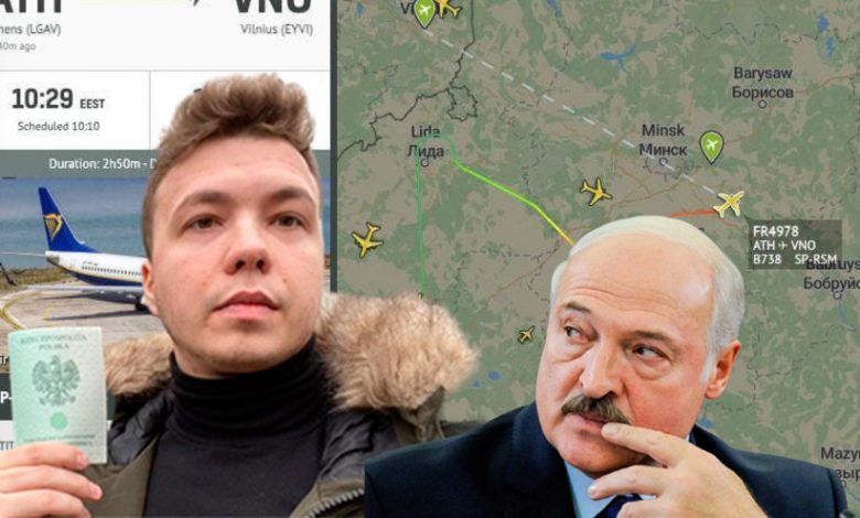 Muhalif gazetecinin bulunduğu uçak Minsk’e zorunlu inişe mecbur edildi