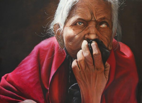 BLIND WOMAN