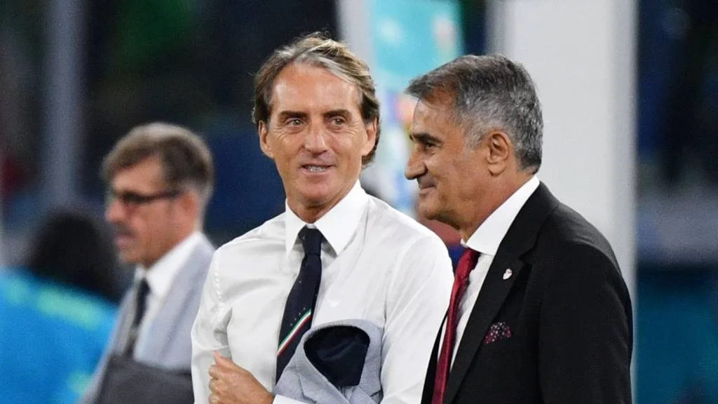 Mancini ile Şenol Güneş 1 mancini senol gunes