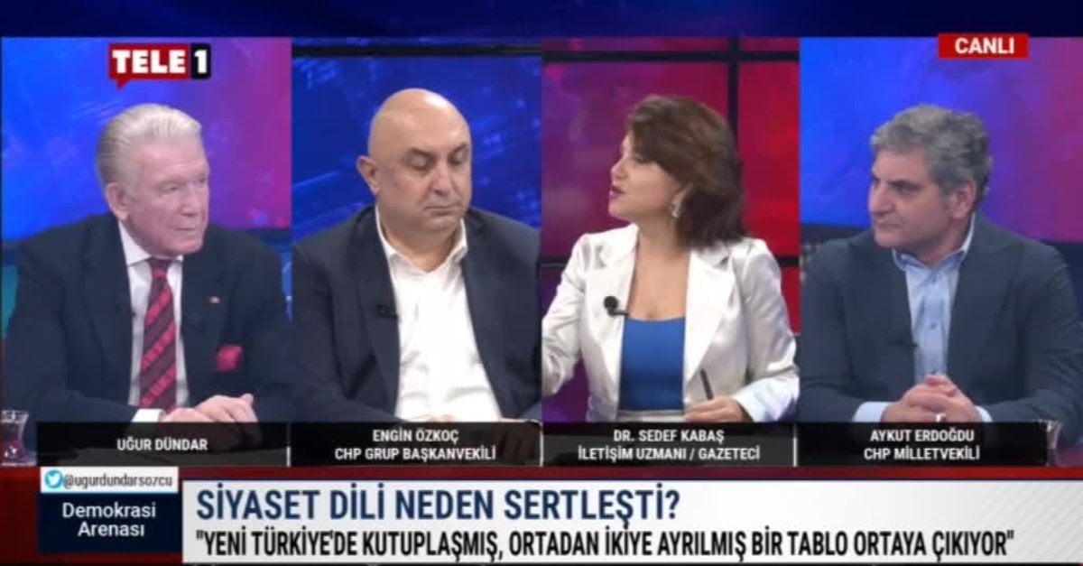 RTÜK TELE1'e Sedef Kabaş cezası 1 tele 1 sedef kabas