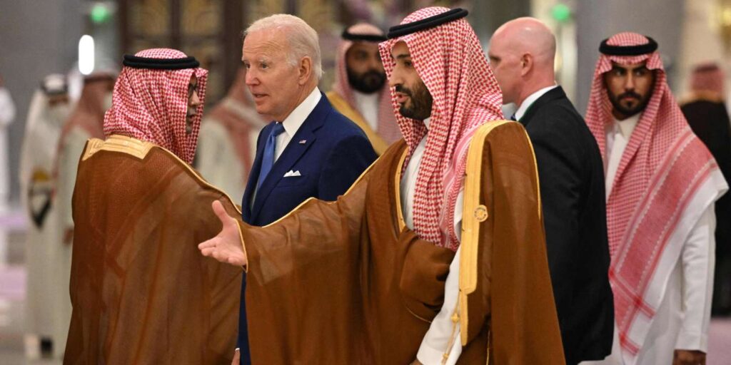 President Joe Biden and Saudi Crown Prince Mohammed bin Salman