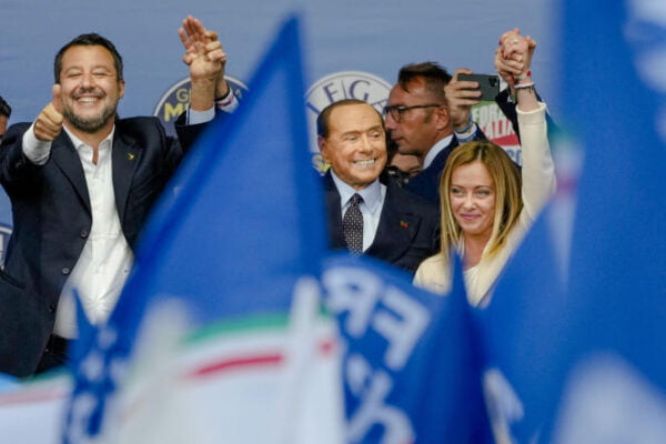 Matteo Salvini, Forza Italia Silvio Berlusconi, Brothers of Italy Giorgia Meloni