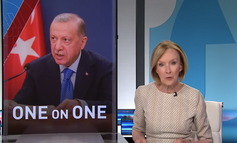 Recep Tayyip Erdoğan Judy Woodruff PBS röportajından