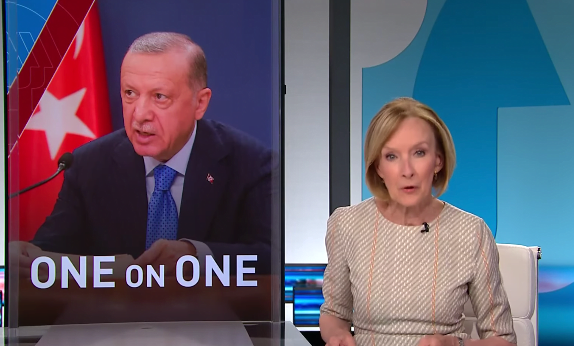 Recep Tayyip Erdoğan Judy Woodruff PBS röportajından