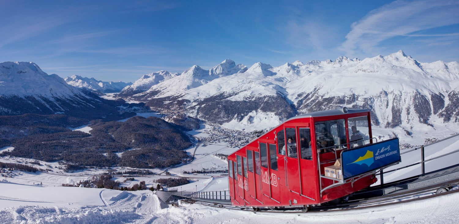 Corviglia-St Moritz / İsviçre'nin en iyi kayak merkezleri