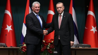 Küba Devlet Başkanı Miguel Diaz Canel Ankara'da