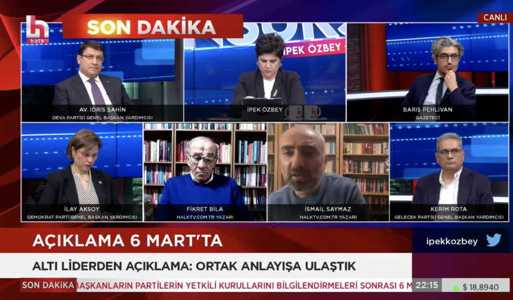 İsmail Saymaz: 'Meral Akşener, Altılı Masa toplantısında Ekrem İmamoğlu ve Mansur Yavaş isimlerini gündeme getirdi'