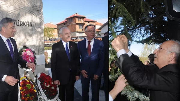 Kemal Kılıçdaroğlu, marteniçkayı Bulgaristan'da öldürülen Türkan bebeğin anıtının ağacına astı