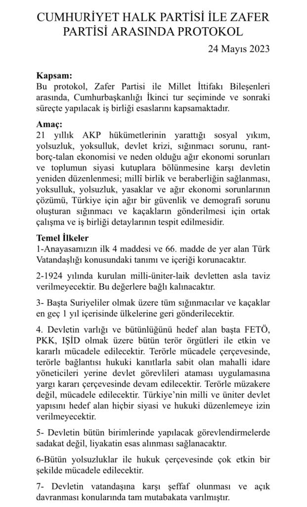 protokol metni