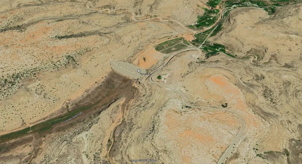 Yıkılan üst barajın 2023 Haziran ayındaki görüntüsü