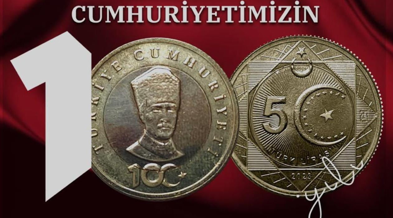 100. Yıl Hatıra Parası: 100 Milyon Adet 1 100. Yıl Hatıra Parası