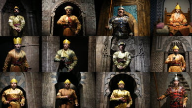 Sultan türbelerinde yapılan DNA incelemelerinin ardından hazırlanan heykeller görenleri şaşırttı.