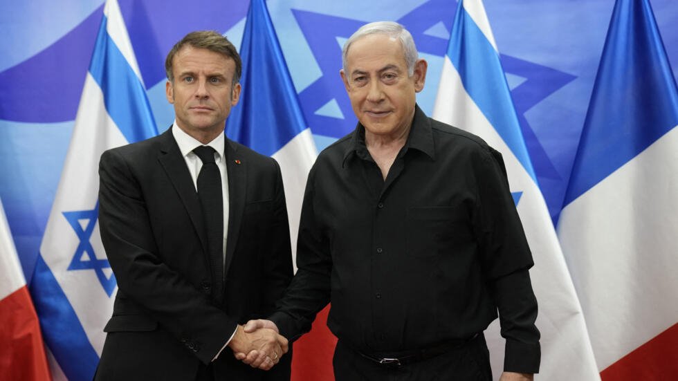 Fransa Cumhurbaşkanı Emmanuel Macron, İsrail ziyareti sırasında açıklamalarda bulundu.
