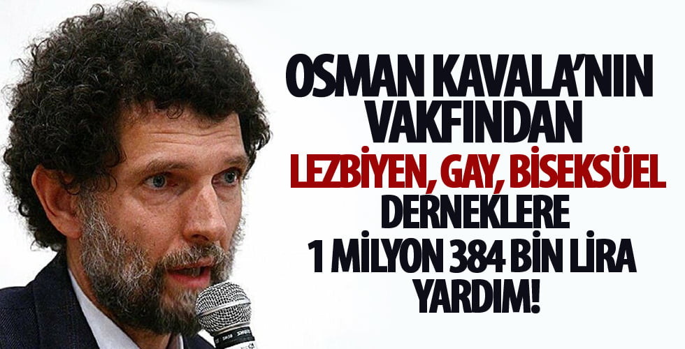 Osman Kavala’nın yönetim kurulu üyesi olduğu Açık Toplum Vakfı; "lezbiyen", "gey", "biseksüel"lerle ilgili çalışmalar yapan dernek ve vakıflara 1 milyon 384 bin 380 TL para yardım yaptı.