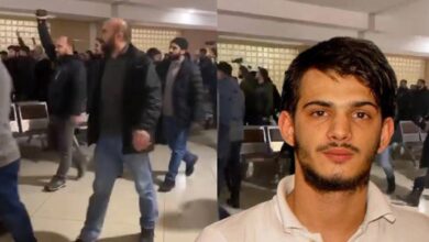 Adliye koridorlarında "şeriat" sloganları 14 Ahmet Bostancı Tahliye Edildi