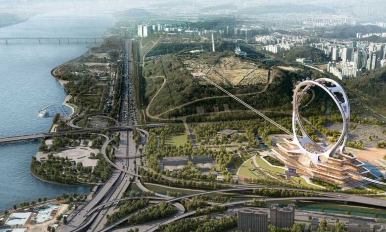 Dünyanın en büyük dönme dolabı Seul'de inşa ediliyor.
