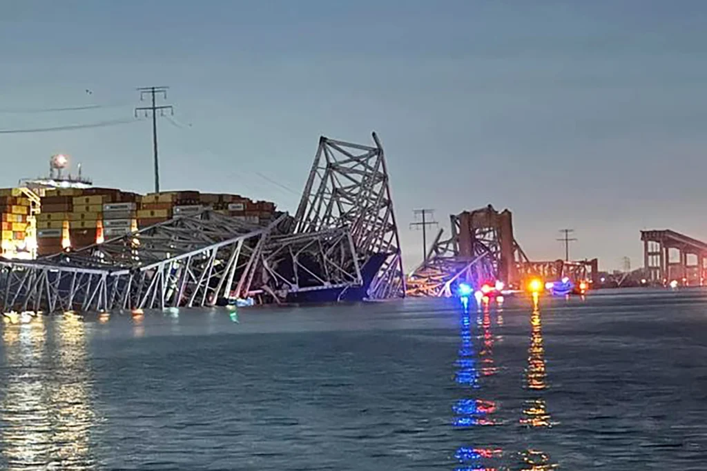 ABD'nin Maryland eyaletindeki Francis Scott Key Köprüsü, gemi çarpması sonucu çöktü. Köprünün çökmesinin ardından olağanüstü hal ilan edildi.