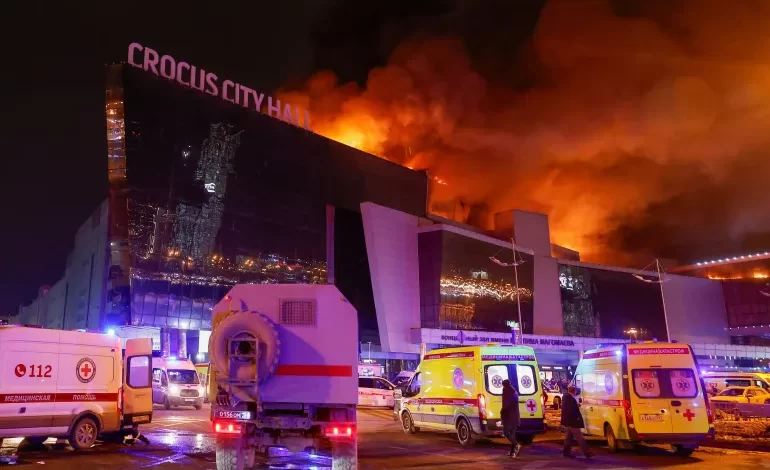 Rusya'nın başkenti Moskova'da Crocus City Hall konser salonuna terör saldırısı düzenlendi.