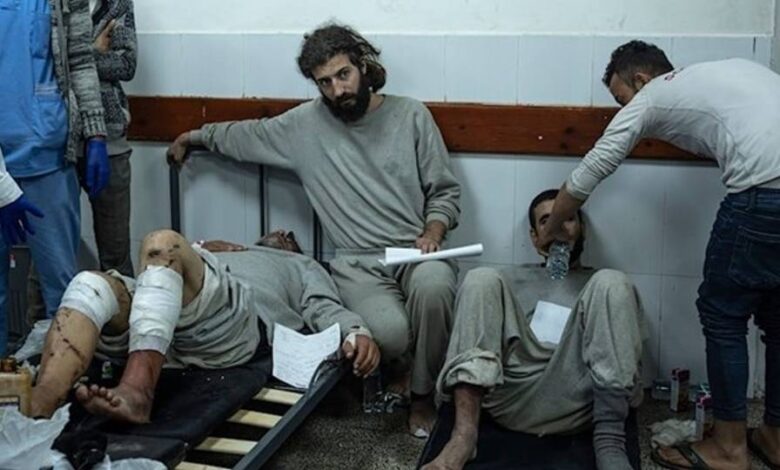 İsrail'deki Sde Teima adlı askeri gözaltı merkezinde alıkonulan binlerce Filistinliye insanlık dışı muamelede bulunulduğu ortaya çıktı.