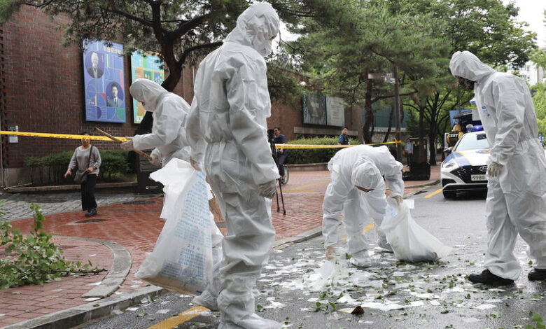 kuzey koreden bir cop balonu daha