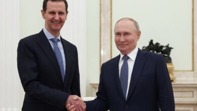 Suriye Devlet Başkanı Beşar Esad, Moskova’da Rusya Devlet Başkanı Vladimir Putin ile bir araya geldi.