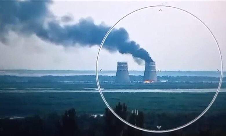 zaporizhia nukleer santrali yangin
