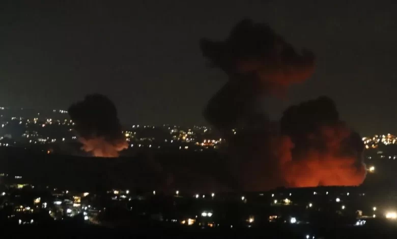 israil lubnan cok sayida roket