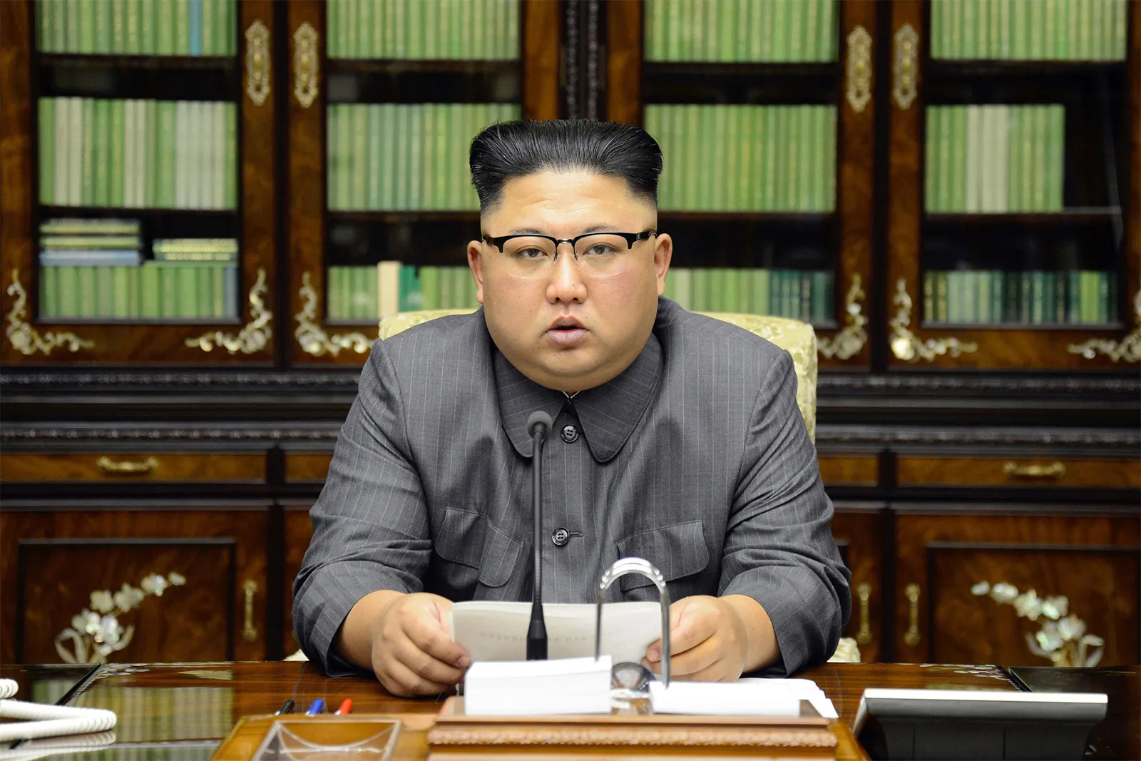 Kuzey Kore lideri Jong-Un Kim’den nükleer açıklaması 1 Kuzey Kore lideri Jong-Un Kim, nükleer kapasitesinin istikrarlı bir şekilde arttırılacağını açıkladı.