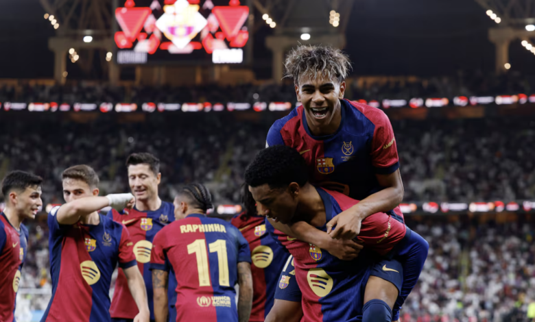 Real Madrid'i 5-2 yenen Barcelona İspanya Süper Kupası'nın sahibi oldu.