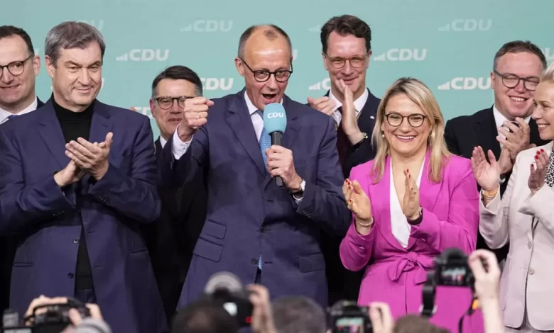 almanya cdu csu zaferini ilan etti