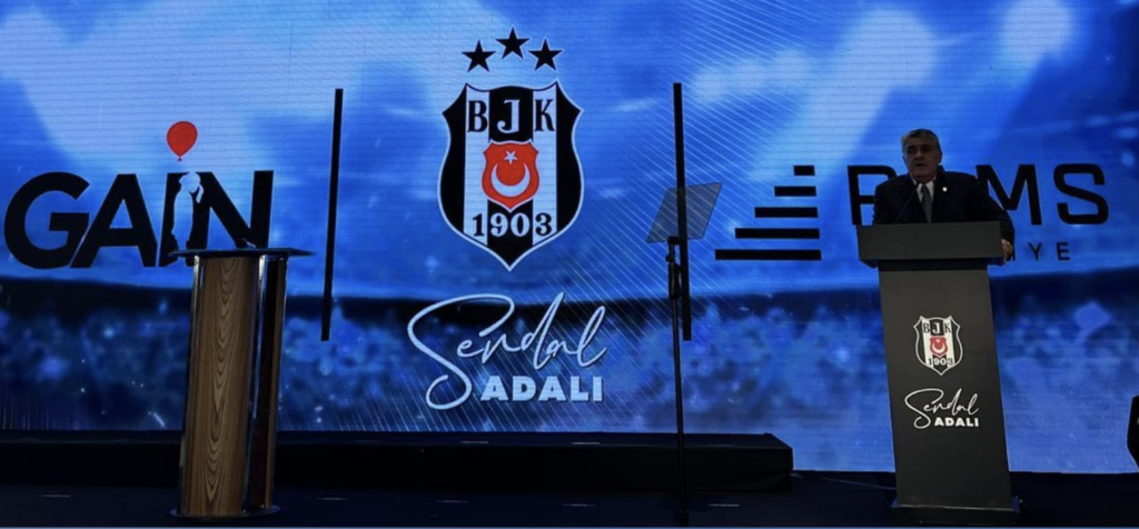 Serdal Adalı sponsorunu GAİN MEDYA olarak açıkladı