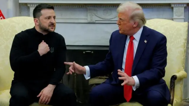 Trump’tan Ukrayna ve Zelenskiy'e sert çıkış 1 ABD Başkanı Donald Trump, Ukrayna Devlet Başkanı Volodimir Zelenskiy hakkında sert açıklamalarda bulundu.