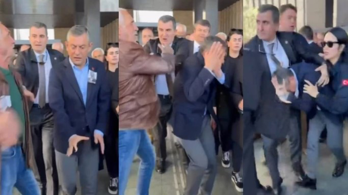 CHP Genel Başkanı Özgür Özel, Sırrı Süreyya Önder'in anma programının yapıldığı Atatürk Kültür Merkezi'nden ayrılırken yumruklu saldırıya uğradı