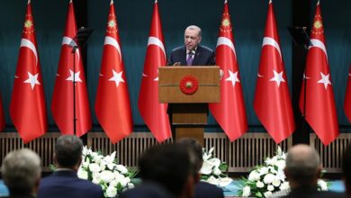 Cumhurbaşkanı Recep Tayyip Erdoğan, Cumhurbaşkanlığı Külliyesi'nde gerçekleştirilen Kabine Toplantısı’nın ardından millete hitap etti.