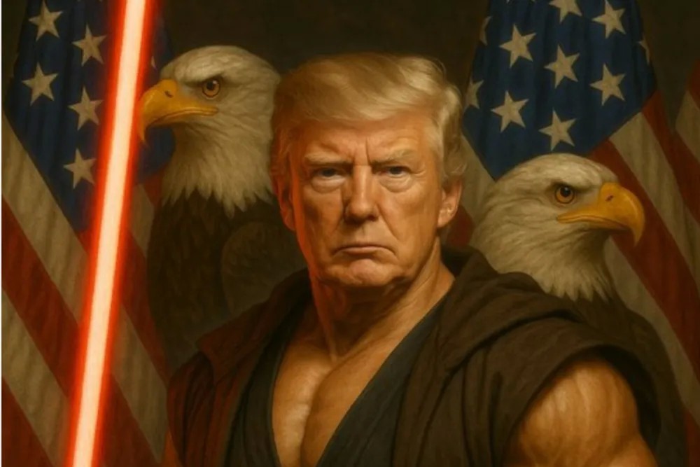 Beyaz Saray'dan 'Jedi Trump' paylaşımı 1 ABD Başkanı Donald Trump'ın 4 Mayıs Star Wars Günü kapsamında paylaşılan yapay zeka destekli Jedi görseli sosyal medyada yankı uyandırdı.