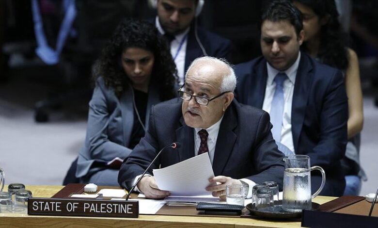 Riyad Mansur, soykırımcı İsrail’in Gazze Şeridi’ne yönelik saldırıları nedeniyle yaşanan insanlık dramını gözyaşları içinde aktardı.