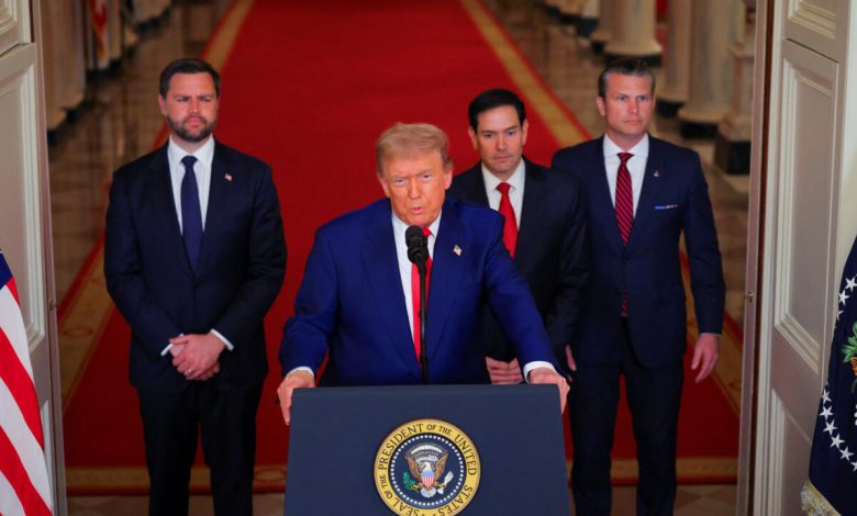 ABD Başkanı Donald Trump, İran’daki Fordow, Natanz ve İsfahan’daki nükleer tesislerin “tam isabetle vurulduğunu” açıkladı.