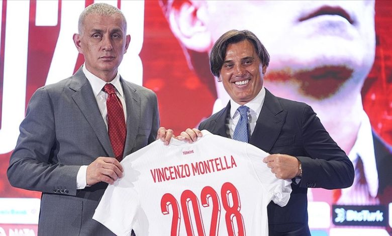 A Milli Futbol Takımı Teknik Direktörü Vincenzo Montella'nın sözleşmesi 2 yıl uzatıldı