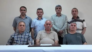 Terörist başı Abdullah Öcalan, video mesajla örgüte çağrıda bulunurken, ilk grubun cuma günü Süleymaniye kırsalında silah bırakması bekleniyor.
