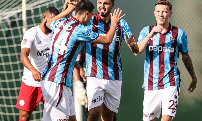 Trabzonspor, yedek ağırlıklı çıktığı hazırlık maçında 1. Lig temsilcisi Ümraniyespor'u 3-1 mağlup etti