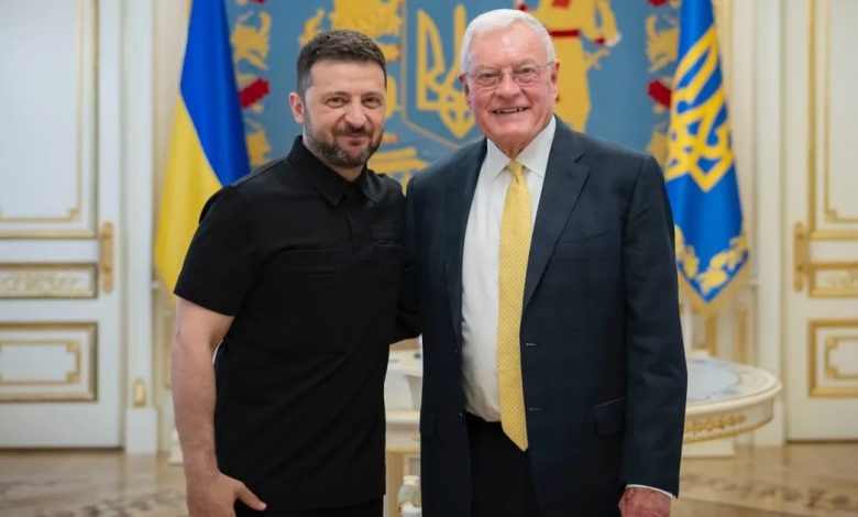 Volodimir Zelenskiy, ABD Başkanı Donald Trump’ın Ukrayna ve Rusya Özel Temsilcisi Keith Kellogg ile Kiev’de bir araya geldi.