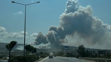 Çanakkale’nin Sarıcaeli köyünde tarım arazisinde başlayıp ormanlık alana sıçrayan yangın, rüzgarın etkisiyle geniş alana yayıldı.