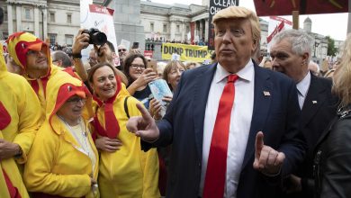 donald trump londra ziyareti