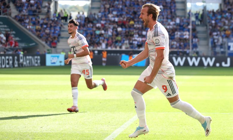 Almanya Ligi'nde Bayern Münih, Hoffenheim deplasmanında 4-1 kazanırken usta İngiliz golcü Harry Kane hat-trick yaptı