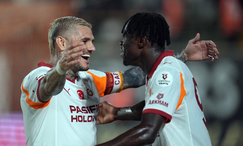 Galatasaray, Alanyaspor deplasmanında Icardi'nin golüyle kazanarak Süper Lig'de ilk 7 maçını kazanan ilk takım oldu