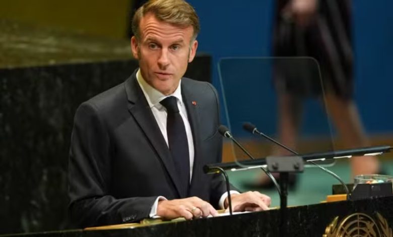 Macron’dan tarihi adım: Fransa, Filistin’i resmen tanıdı 10 BM Genel Kurulu’nda düzenlenen Filistin Zirvesi’nde konuşan Fransa Cumhurbaşkanı Emmanuel Macron, “Filistin’i devlet olarak tanıyoruz” dedi.