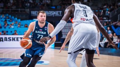 2025 Avrupa Basketbol Şampiyonası'nda Almanya ilk çeyrekte 11 sayı geriye düştüğü Slovenya'yı yenerek yarı finalde Finlandiya ile eşleşti
