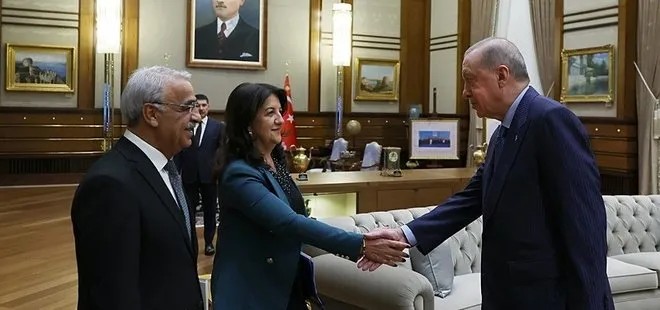 Cumhurbaşkanı Erdoğan, DEM heyetini kabul etti