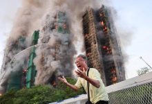 Hong Kong’da 2 bin dairelik kule binalarda çıkan yangın sonucu en az 14 kişi hayatını kaybederken yüzlerce kişi evsiz kaldı